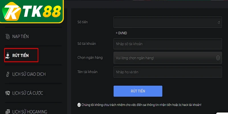Liên hệ bộ phận hỗ trợ khi gặp sự cố rút tiền để được hỗ trợ ngay Liên hệ bộ phận hỗ trợ khi gặp sự cố rút tiền để được hỗ trợ ngay